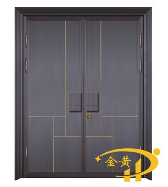 新中式别墅铜门