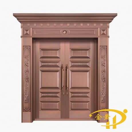 整板模压铜门