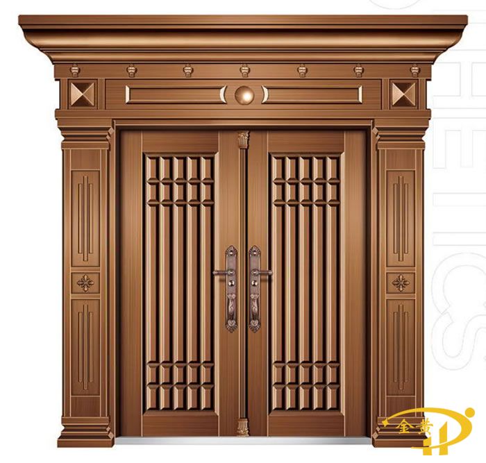 锌合金别墅模压门