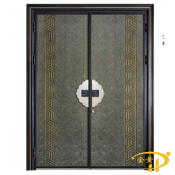 中式铸铝大门