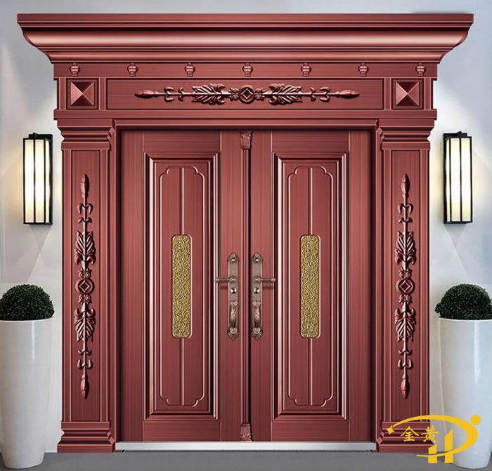 锌合金别墅模压门厂家