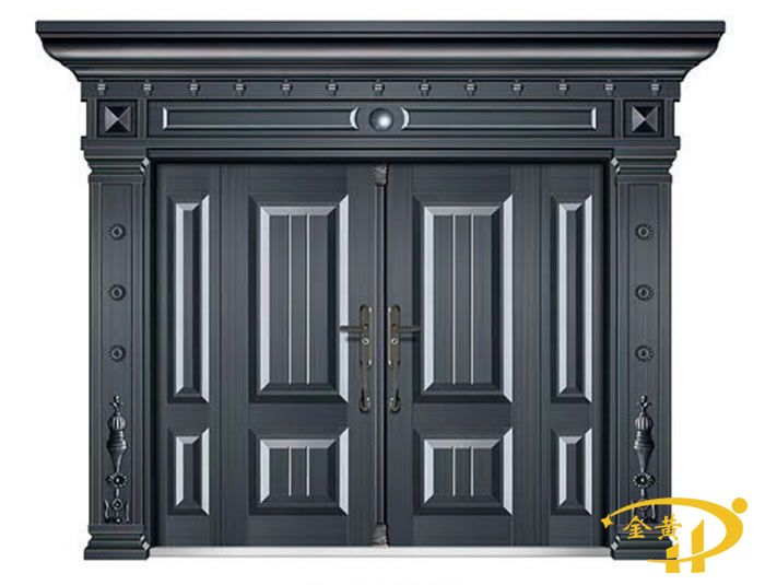 四开子母别墅模压门