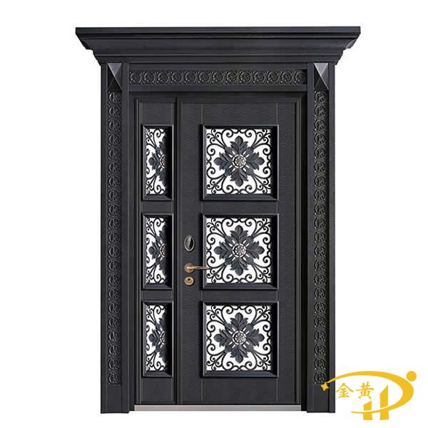 玻璃别墅子母门