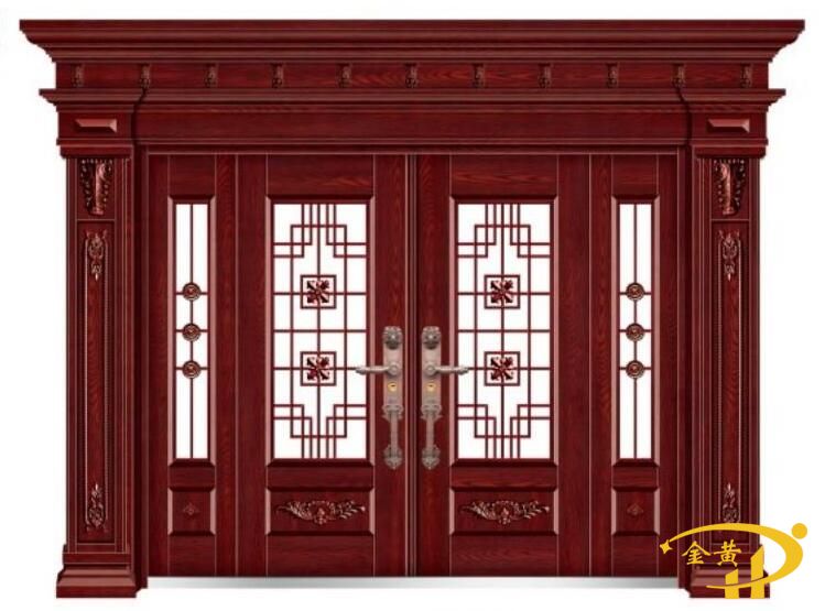 锌合金玻璃拼接门