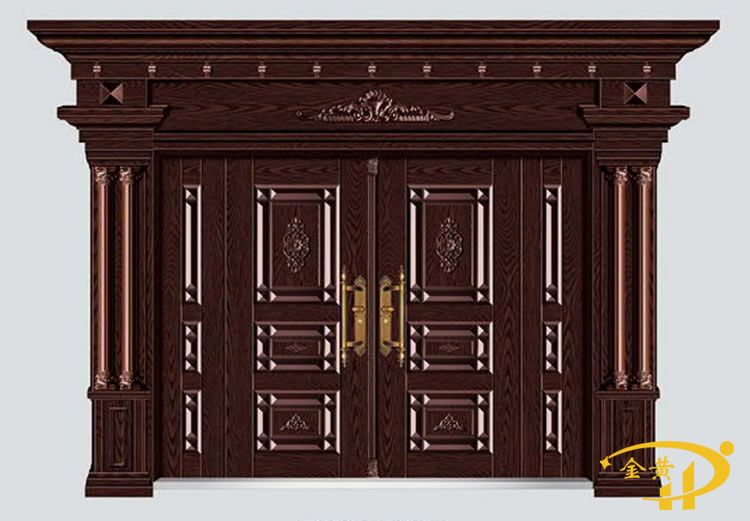 四开子母整版模压门