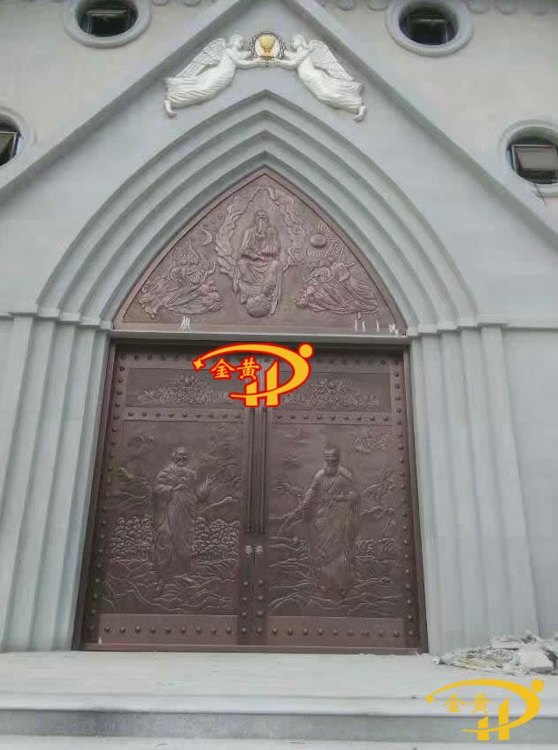 福建平潭天主教堂铜门