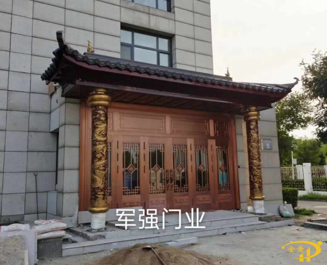 别墅铜门效果图