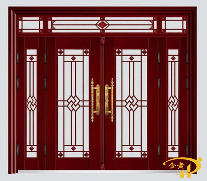 四开子母玻璃拼接门