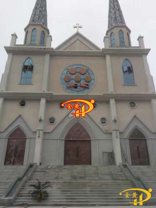 福建平潭天主教堂铜门