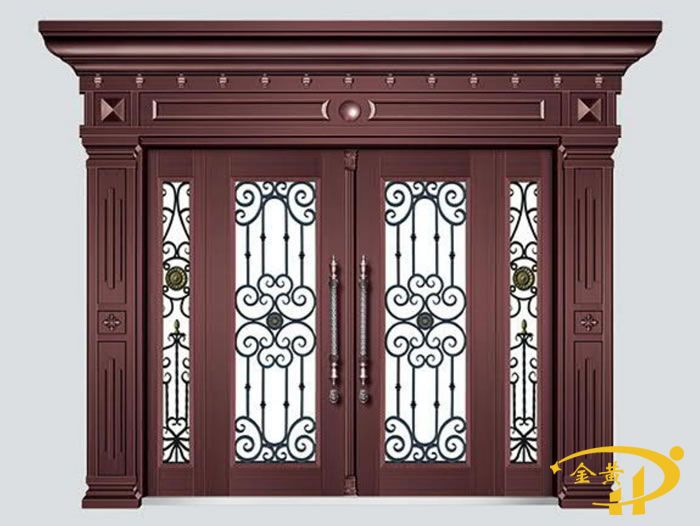 非标子母玻璃拼接门