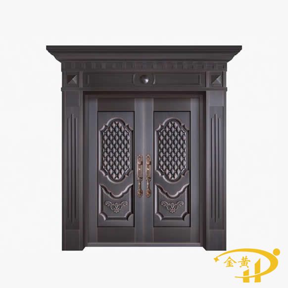 高端别墅纯铜门