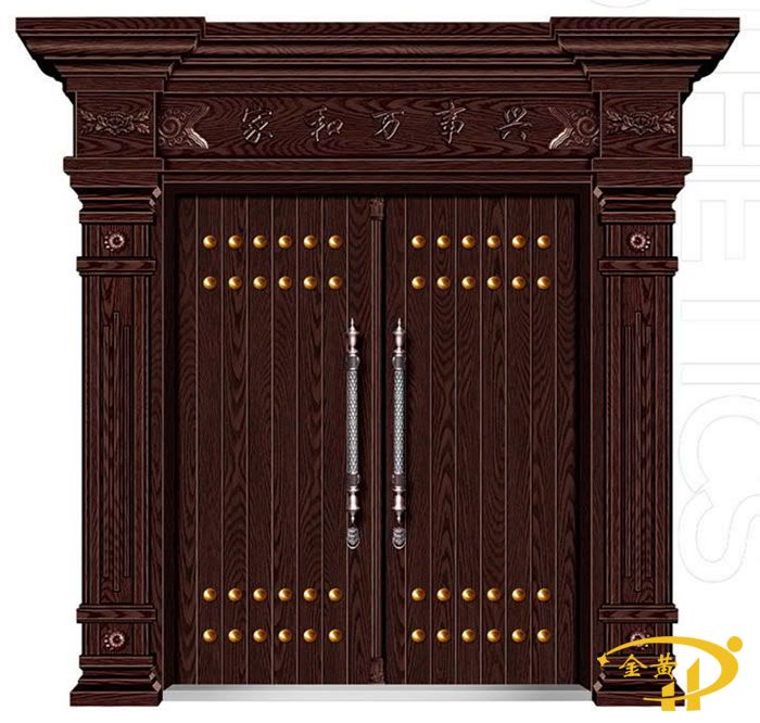 锌合金复古新中式门