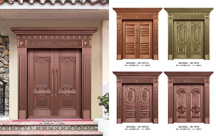 全铜门价钱纯铜门多少钱一平方