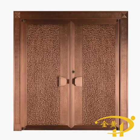 整板模压铜门