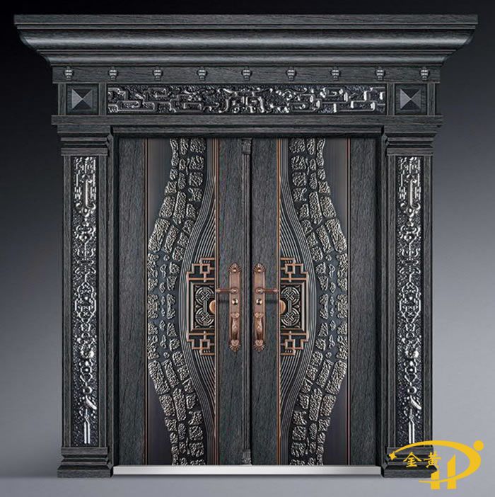 别墅锌合金镶嵌拼接门厂家