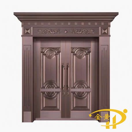 豪华别墅纯铜门