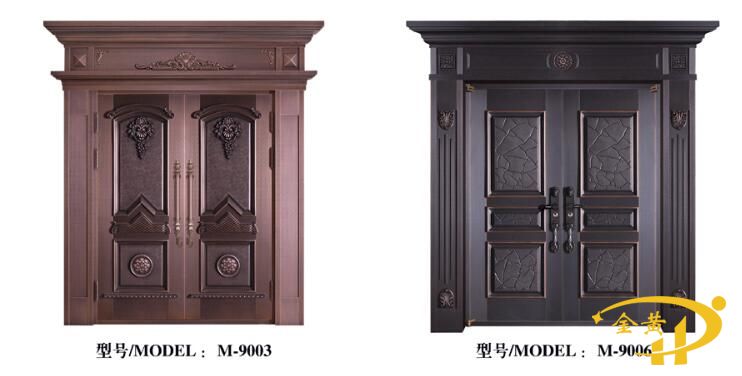 金黄铜门厂家分享购买全铜门的技巧!