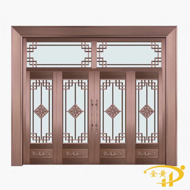 纯铜玻璃酒店大门