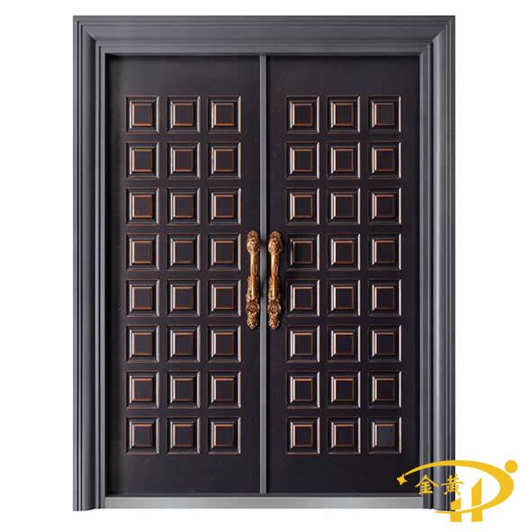 中式铸铝别墅大门